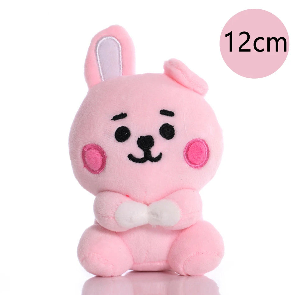 Hot B-T-21 Plush Toy Tata Koay Shooky Mang Cooky Cartoon Animal Backpack Key Mobile Phone Pendant Office Toys Friend Gift