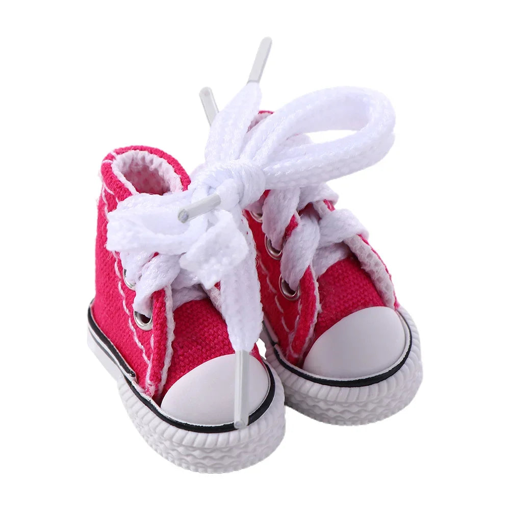 Dolls Accessories 3.5CM/5cm Sneakers Shoes Mini Shoes For Children Blyth Shoes Canvas Shoes Shoes