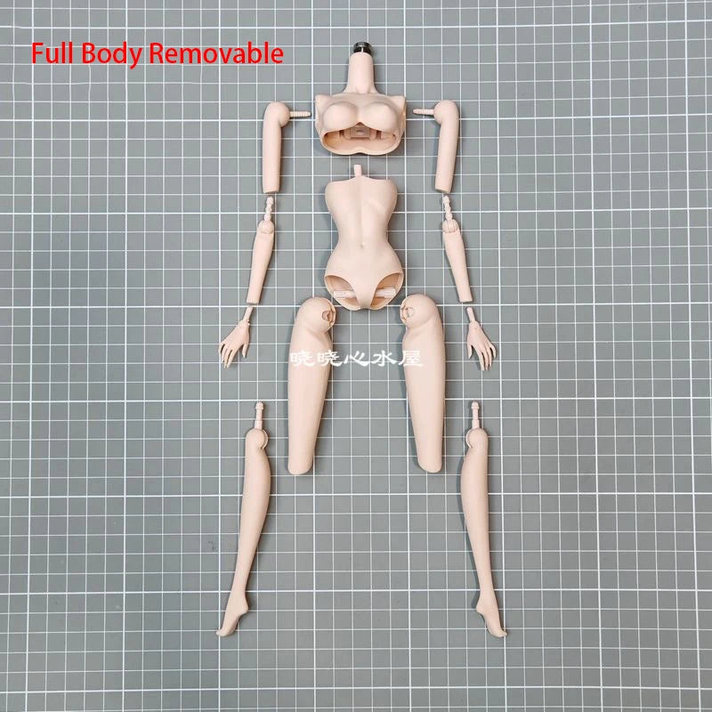 NEW LULY/Supermodel Doll Body Toy 12 Skin Tones High Quality With Replacement Big Boobs 1/6 Body Parts Removable For Babi Doll