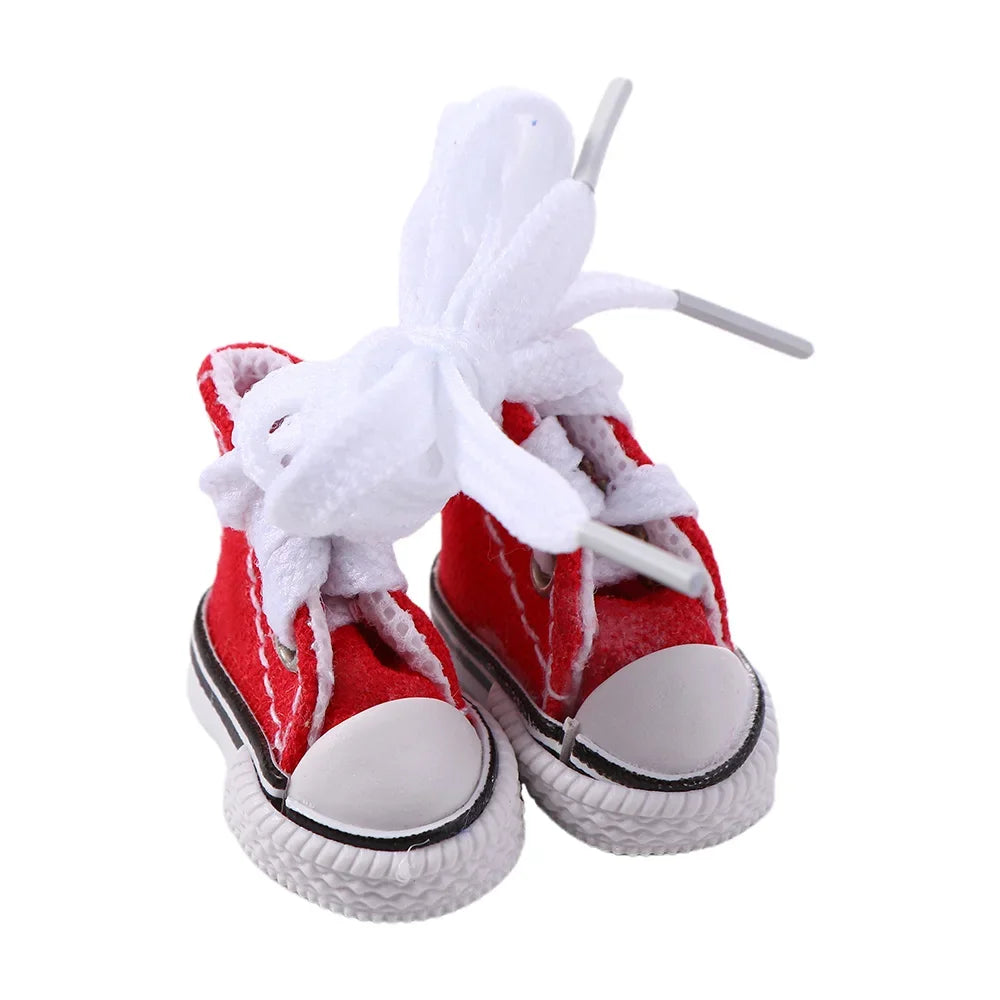 Dolls Accessories 3.5CM/5cm Sneakers Shoes Mini Shoes For Children Blyth Shoes Canvas Shoes Shoes