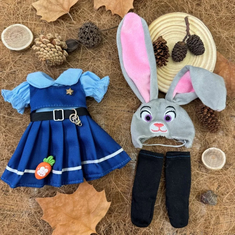 BJD Doll Clothes 30cm 1/6 Scale Winter Dress and Cute Hat Accessories for Girl's Gift Outfit
