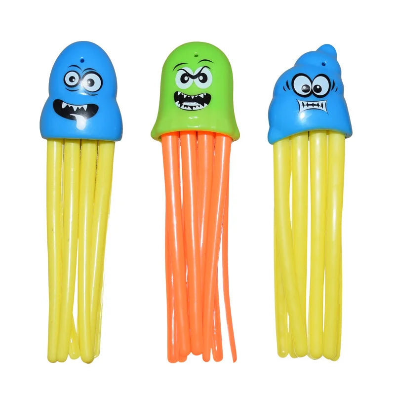 Kids Summer Shark Rocket Throwing Toy Swimming Pool Dive Game Water Fun Games Pool Toys Baby Water Educational Bath Toys Gifts
