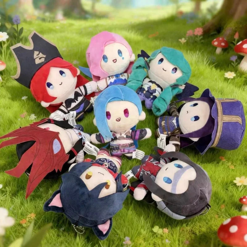 Pumki Genuine League Of Legends Hand-in-Hand Magnetic Plush Keychain Blind Box Series Collectible Toy Pendant Decorative Gift