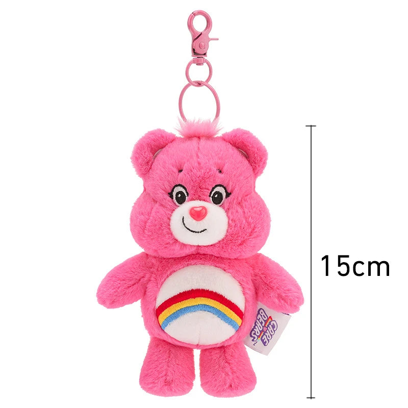 Care Bears Plush Kawaii Carebears Rainbown Bear Plush Anime Hobby Toy Keychain Bag with Sound Dolls Christmas Birthday Gifts