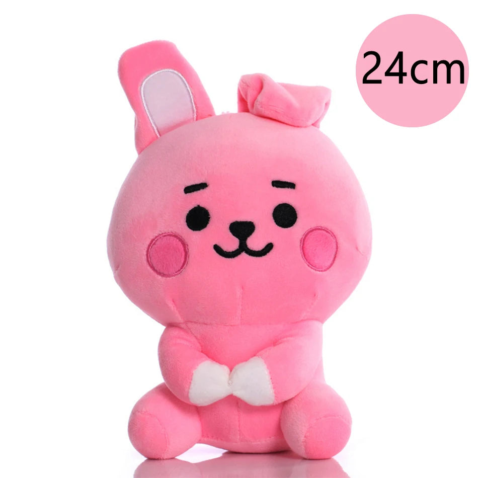 Hot B-T-21 Plush Toy Tata Koay Shooky Mang Cooky Cartoon Animal Backpack Key Mobile Phone Pendant Office Toys Friend Gift