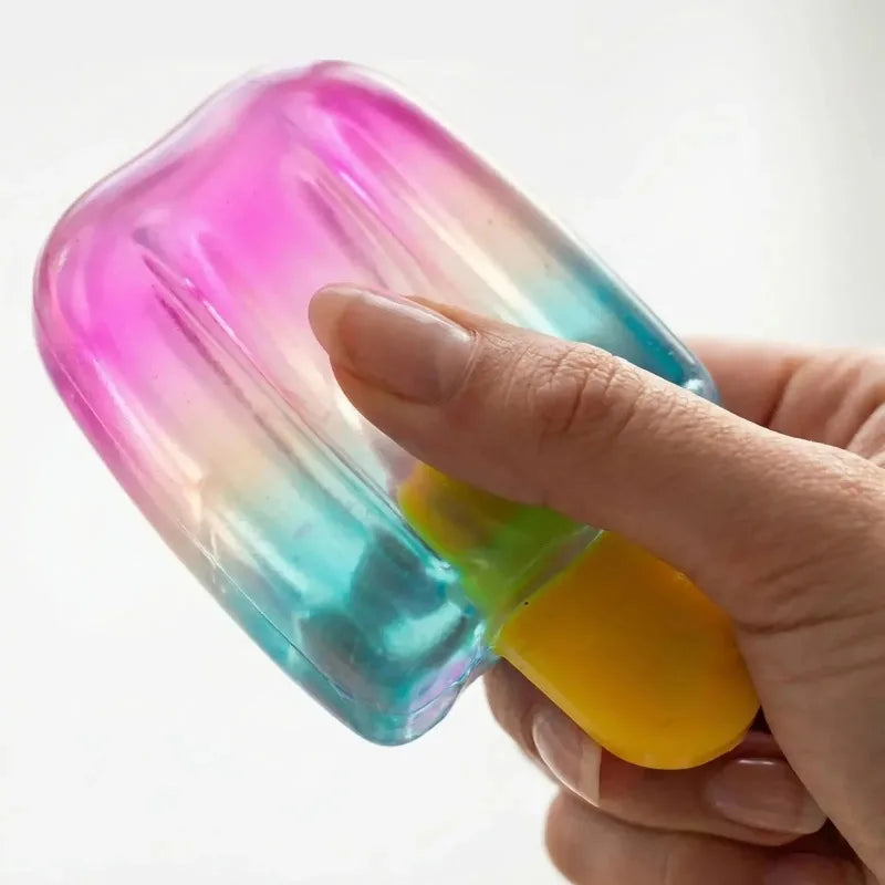 Schylling Needoh Popsicle Blind Box Cube Sensory Stress Relief Squishy Cube Anti-Anxiety Squeeze Object for Birthday Gift Toy