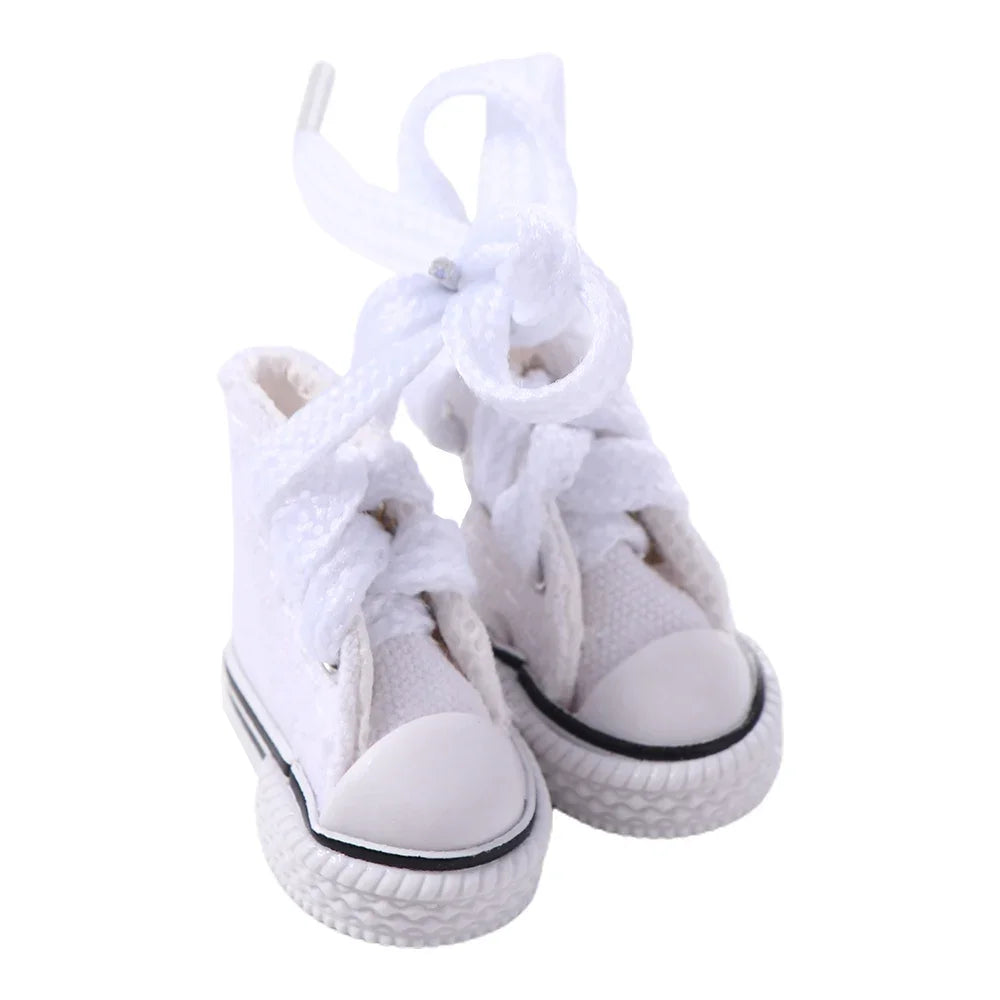 Dolls Accessories 3.5CM/5cm Sneakers Shoes Mini Shoes For Children Blyth Shoes Canvas Shoes Shoes