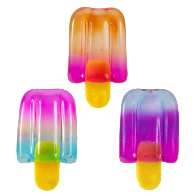 Schylling Needoh Popsicle Blind Box Cube Sensory Stress Relief Squishy Cube Anti-Anxiety Squeeze Object for Birthday Gift Toy