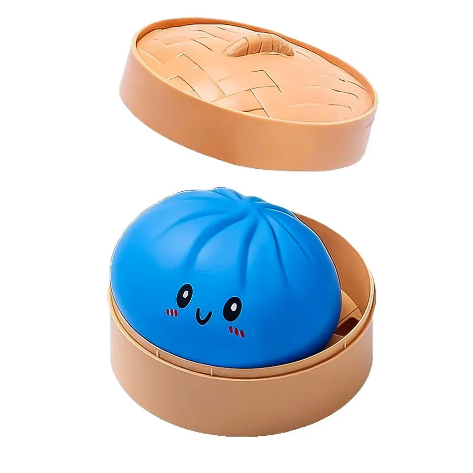 Blind Box Colorful Simulated Dumpling Squishy Relaxing Relieve Anxiety Antistress Enhance Happiness Rebound Squeeze Reliever Toy