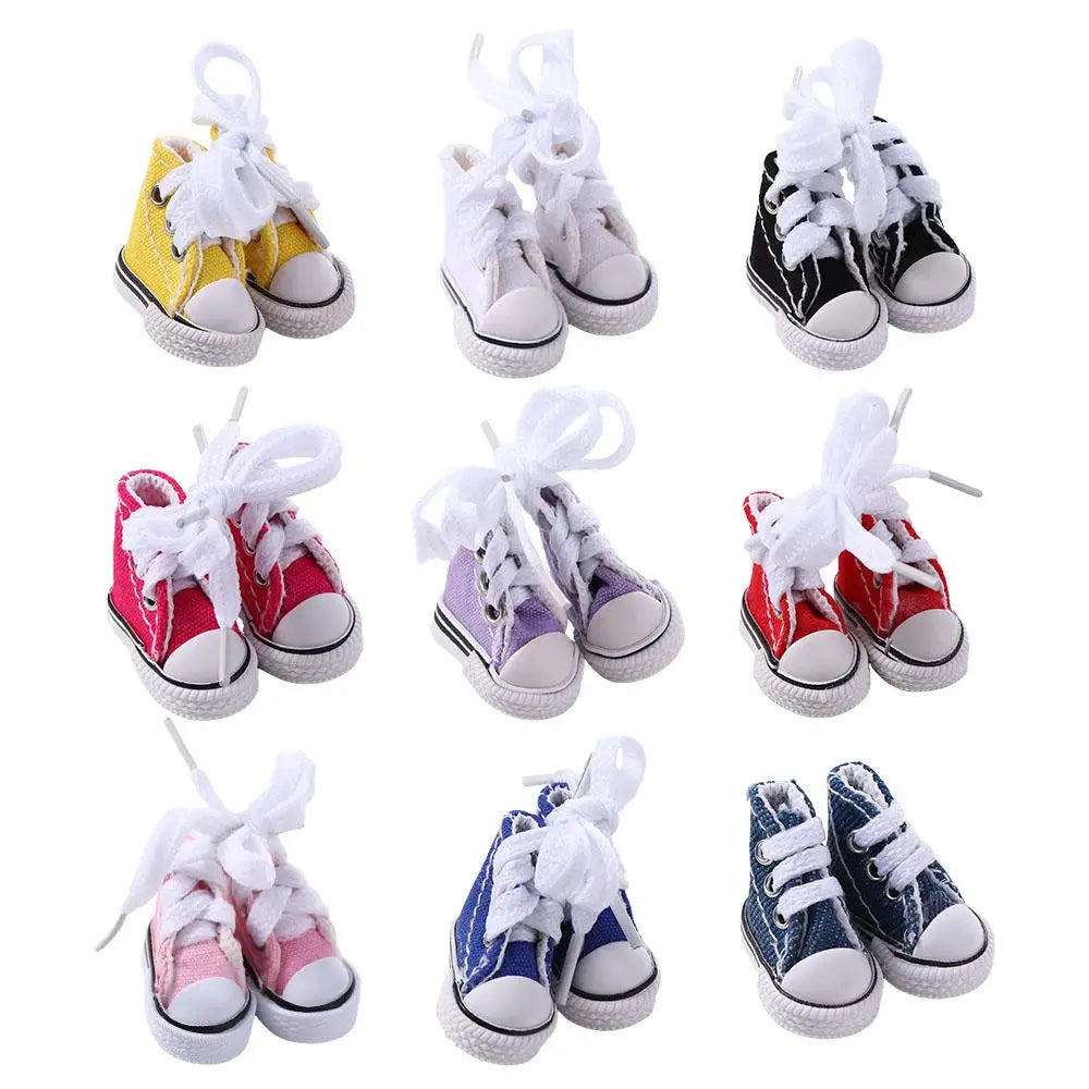 Dolls Accessories 3.5CM/5cm Sneakers Shoes Mini Shoes For Children Blyth Shoes Canvas Shoes Shoes