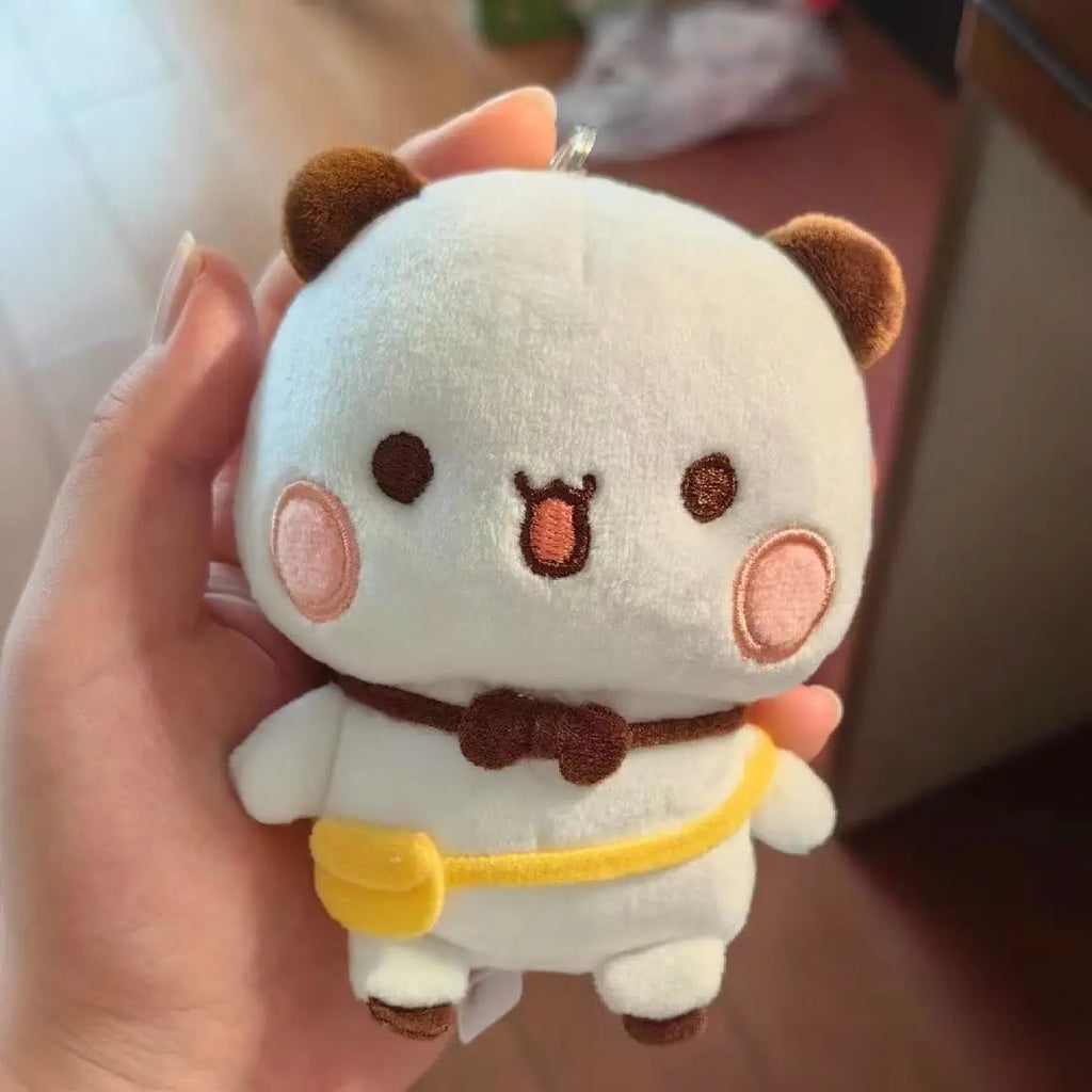 BuBu Plush Keychain Cute Cartoon Stuffed Animal Pendant Soft Bag Charm For Backpack Decor Fashion Accessories