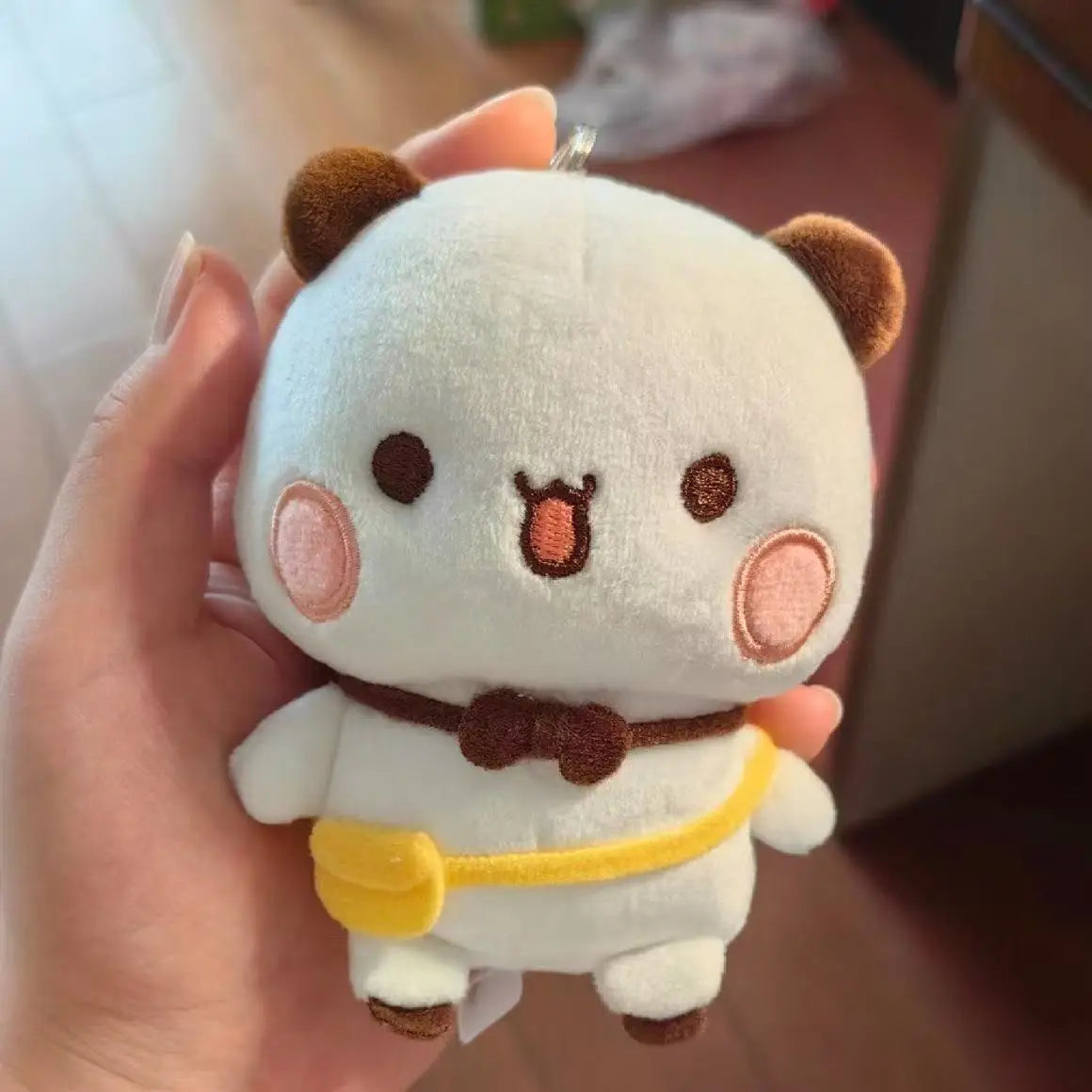 BuBu Plush Keychain Cute Cartoon Stuffed Animal Pendant Soft Bag Charm For Backpack Decor Fashion Accessories