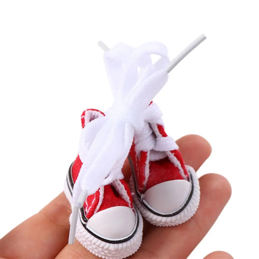 Dolls Accessories 3.5CM/5cm Sneakers Shoes Mini Shoes For Children Blyth Shoes Canvas Shoes Shoes