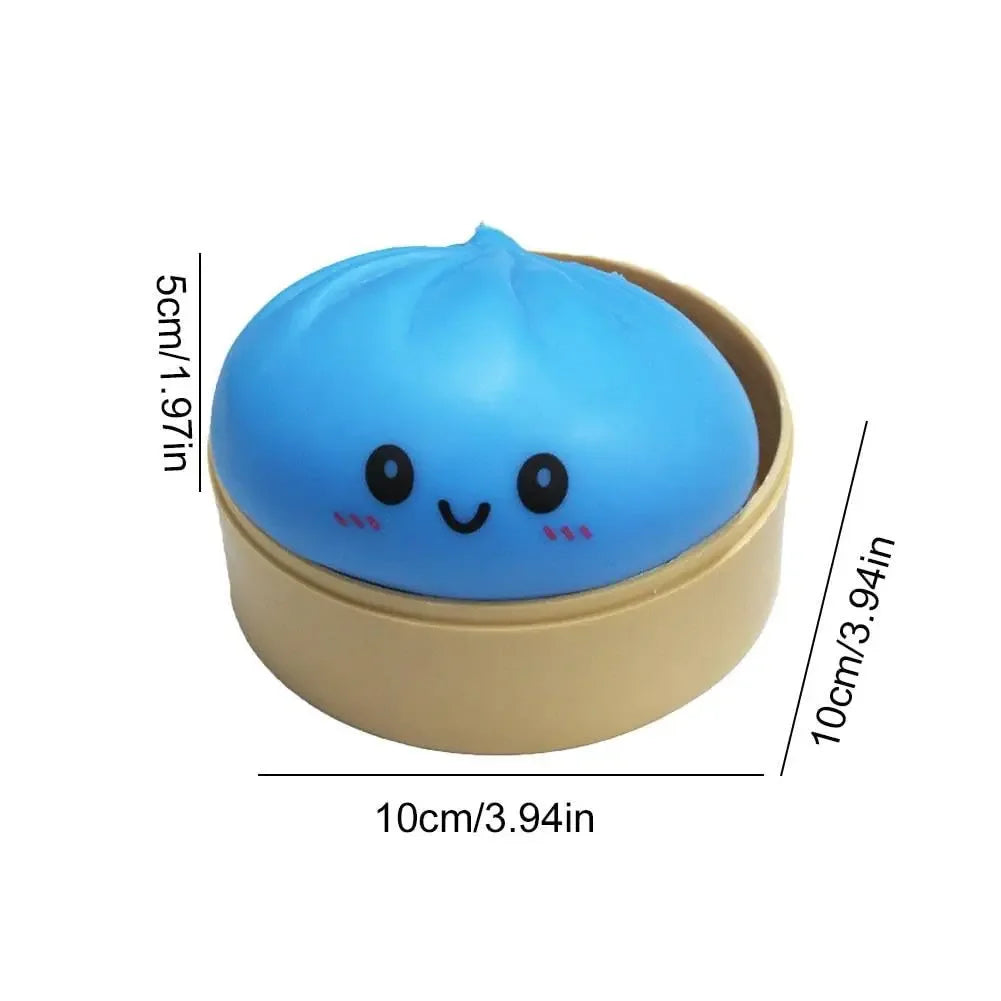 New Glitter Dumpling Glitter Dumpling Squishy with Box Dumplings Sensory Squeeze Toy for Stress Relief