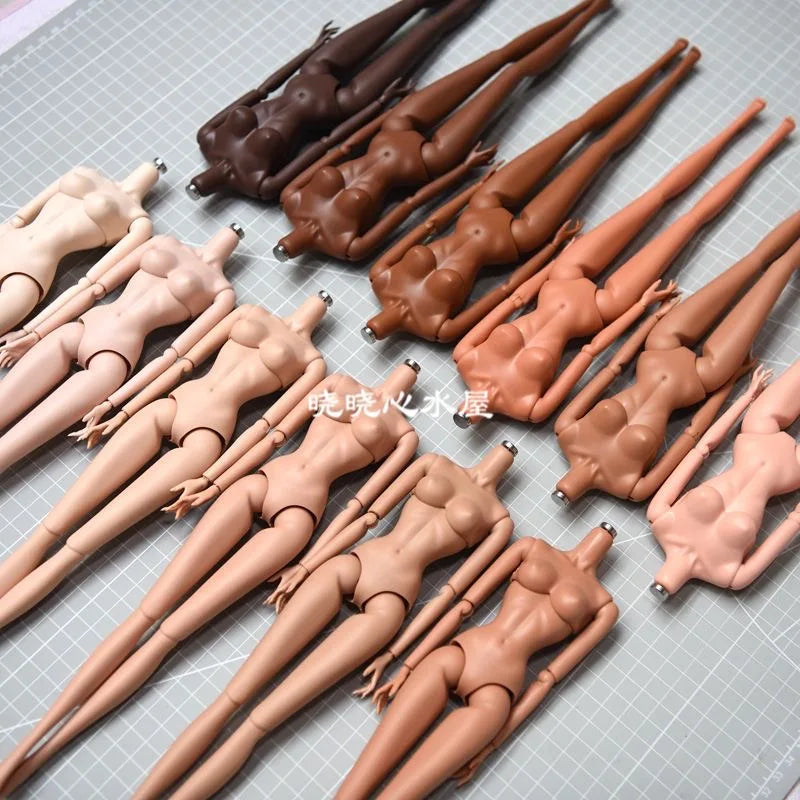 NEW LULY/Supermodel Doll Body Toy 12 Skin Tones High Quality With Replacement Big Boobs 1/6 Body Parts Removable For Babi Doll