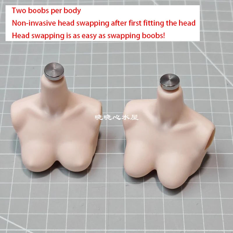 NEW LULY/Supermodel Doll Body Toy 12 Skin Tones High Quality With Replacement Big Boobs 1/6 Body Parts Removable For Babi Doll