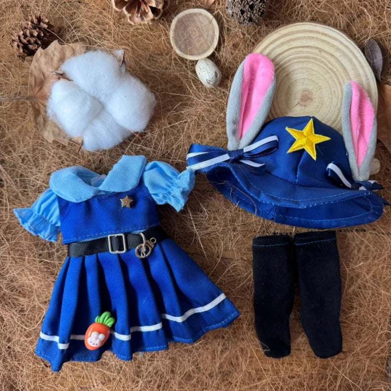 BJD Doll Clothes 30cm 1/6 Scale Winter Dress and Cute Hat Accessories for Girl's Gift Outfit